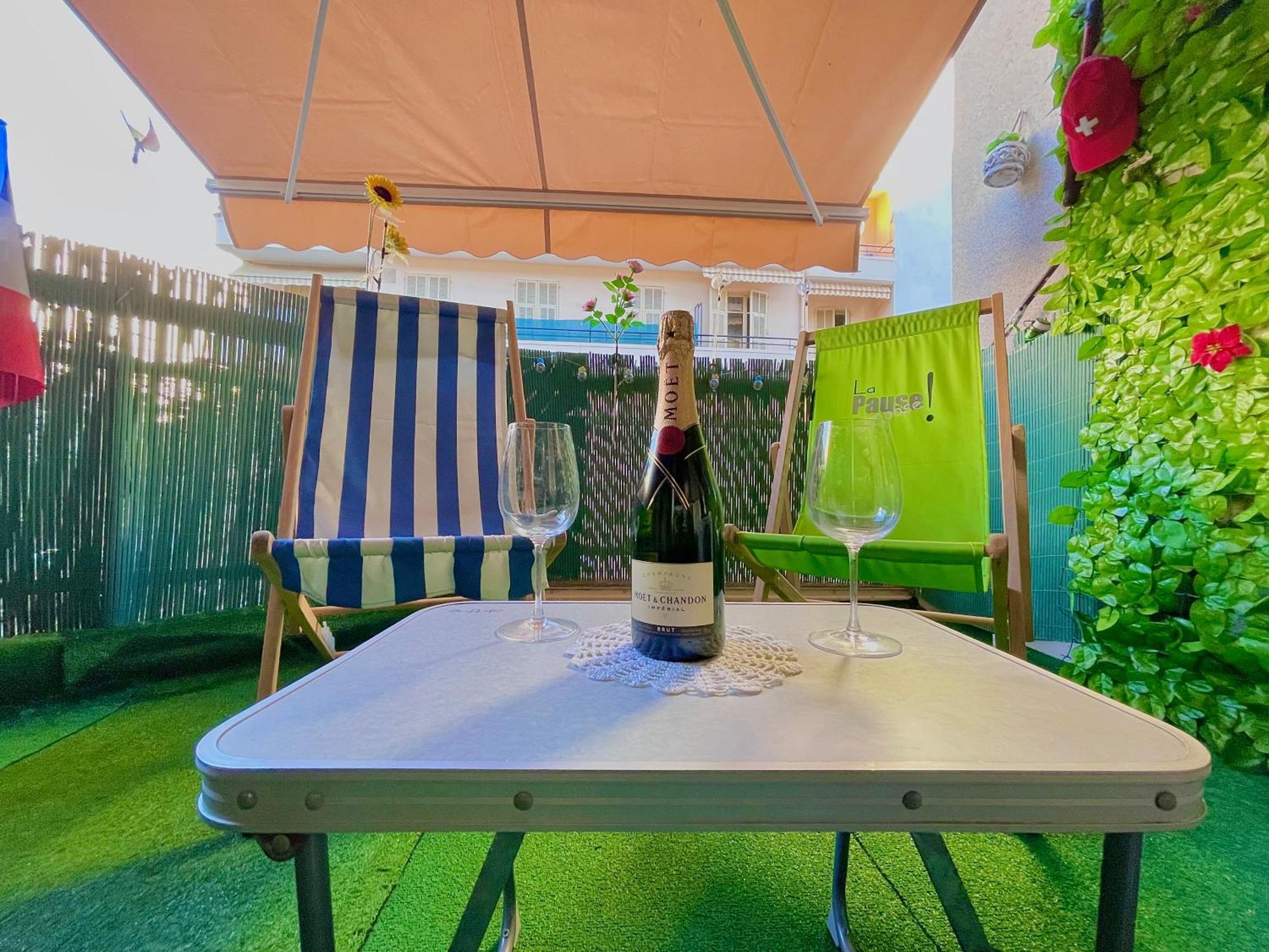 Confortable A Centre Cote Bel Terrasse Paddle Nizza