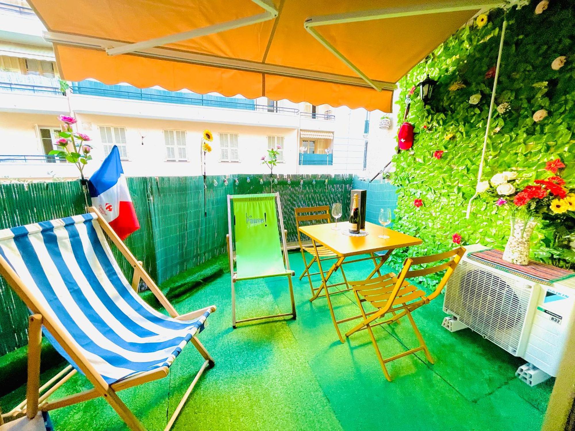 Confortable A Centre Cote Bel Terrasse Paddle Appartamento Nizza